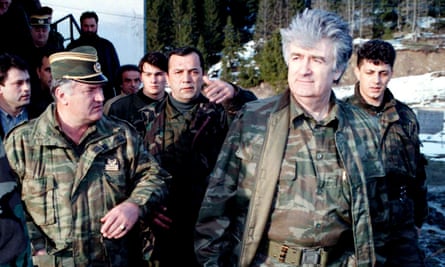 Radovan Karadžić and Ratko Mladić