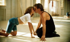 Jennifer Grey and Patrick Swazye in Dirty Dancing.