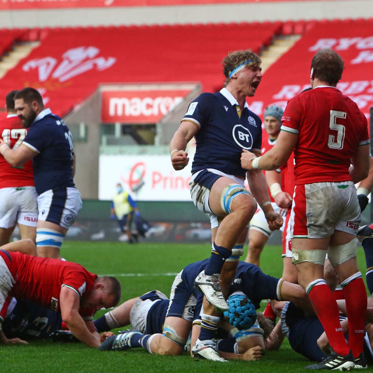 Scotland And Mcinally Show Their Muscle To Pile Six Nations Pain On Wales Sport The Guardian