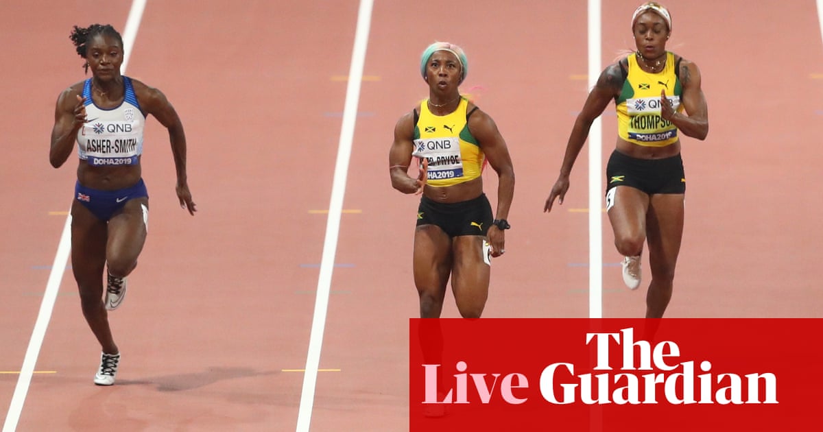 Shelly-Ann Fraser-Pryce beats Dina Asher-Smith to win World Championship 100m gold – live!