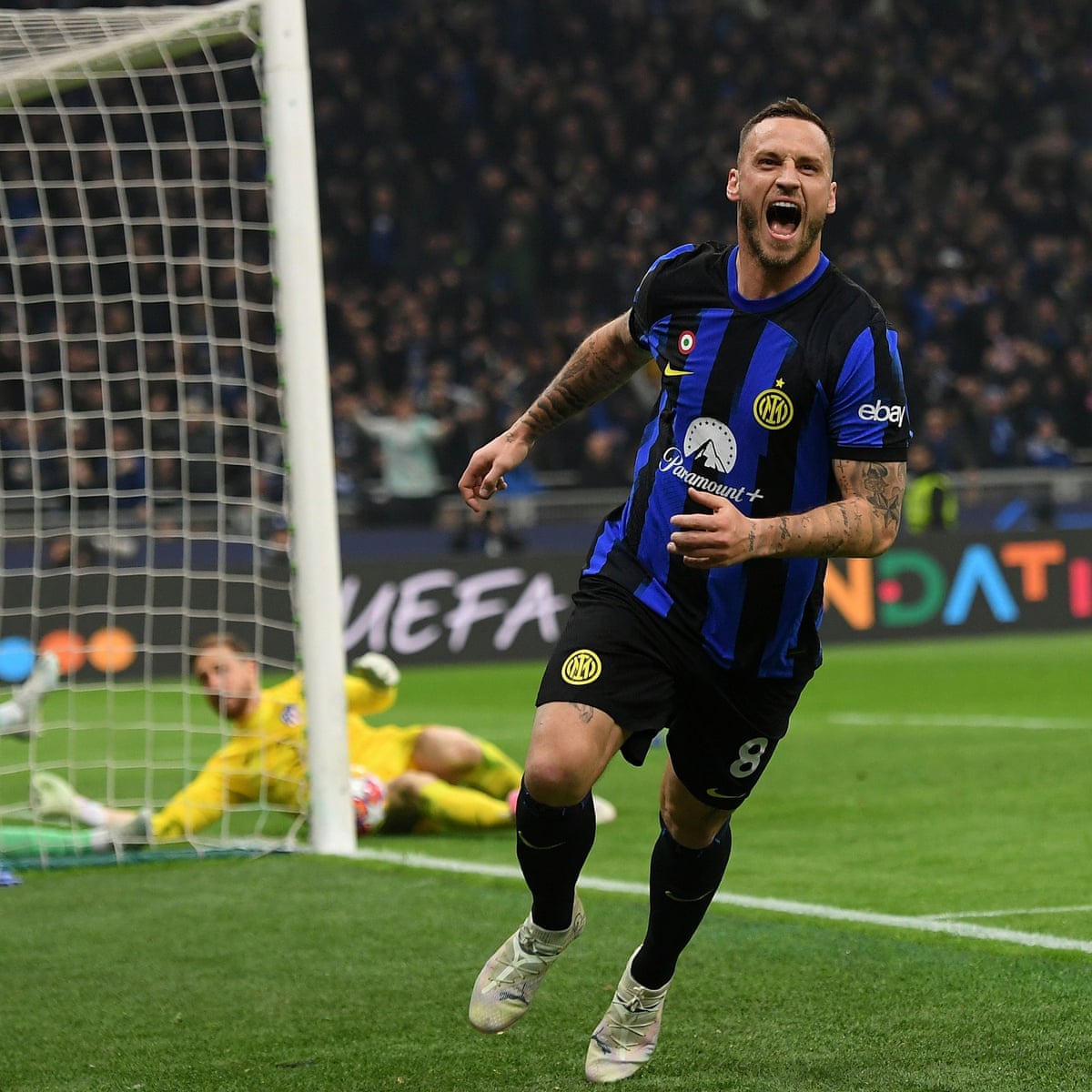 Marko Arnautovic gives Inter slim last-16 lead over Atlético
