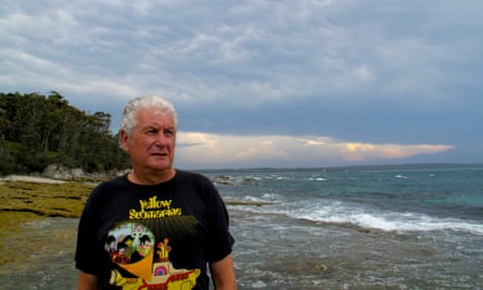 Film-maker Attila Kaszo at the NSW-state-run Jervis Bay marine park.
