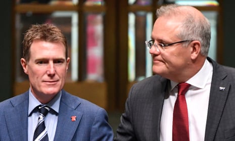 Christian Porter, and the prime minister,  Scott Morrison