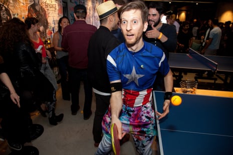  Adam Bobrow plays at the Spin San Francisco Grand Opening in 2016.