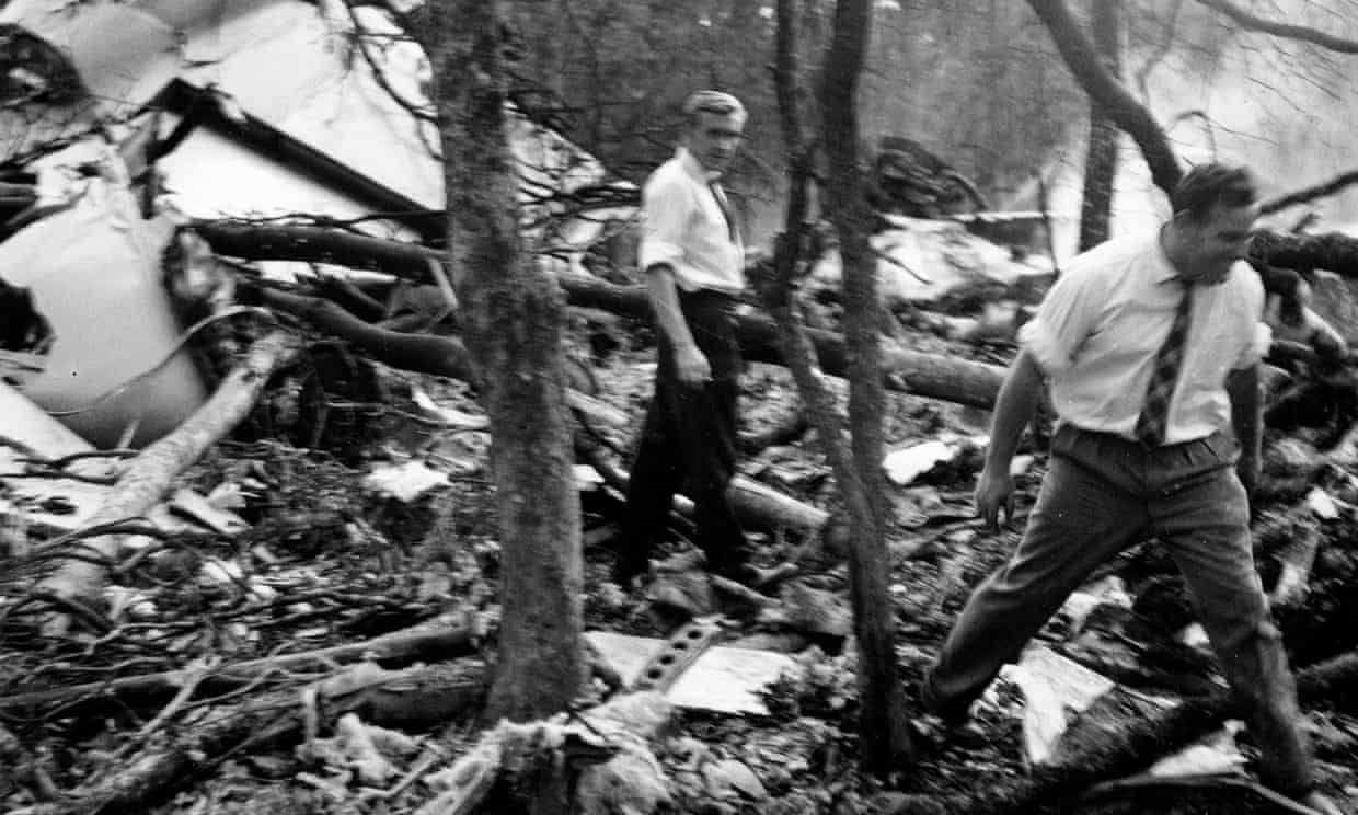 Plane with Dag Hammarskjold shot down