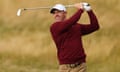 Rory McIlroy plays a golf shot at the Scottish Open.