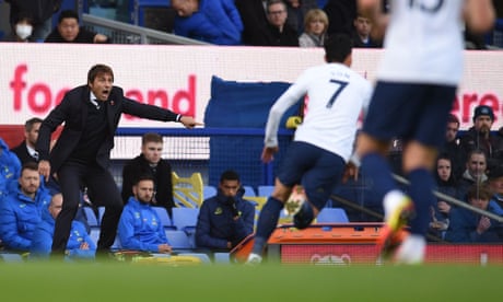 Conte’s Tottenham evoke spirit of Nuno with goalless draw at Everton