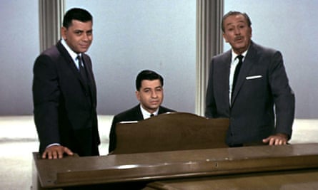 The Sherman brothers with Walt Disney, right. He called them ‘the Boys’.