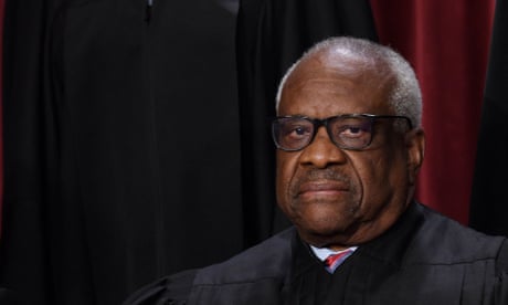 Clarence Thomas at the supreme court in Washington last year. Thomas was nominated by George HW Bush in 1991.