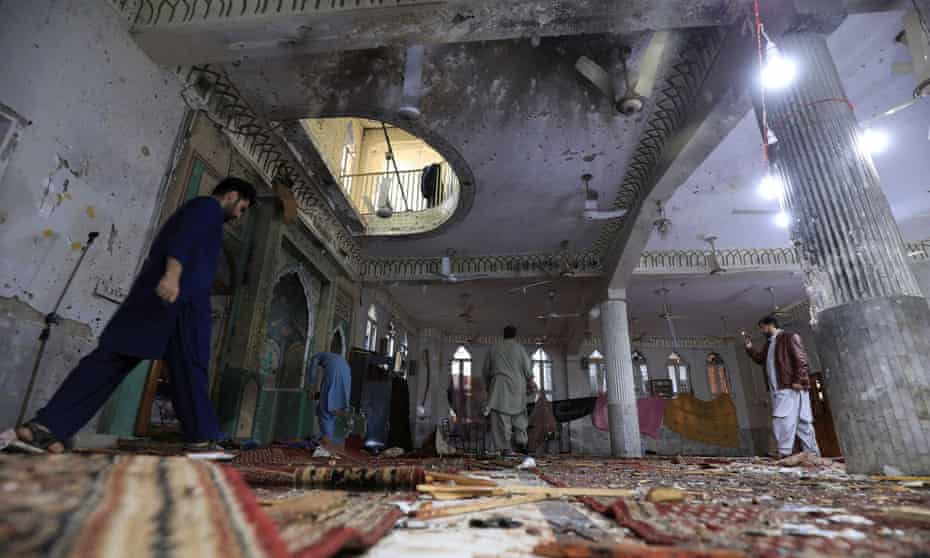 Breaking: Sucide Bomber Struck Worshippers, Killed Dozens 2 inside of mosque with damage