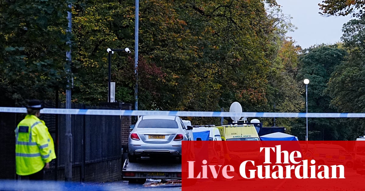 Manchester synagogue victims named as home secretary says attacker was not known to police latest