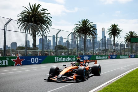 McLaren’s Lando Norris qualifies sixth at the Formula One 2026 Australian Grand Prix in Melbourne