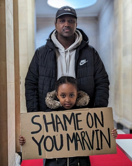 Rayhan Ismail and his daughter.