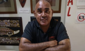 Brian ‘Binna’ Swindley in his Mossman art gallery