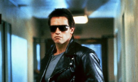 Retro robot ... Arnold Schwarzenegger in The Terminator.
