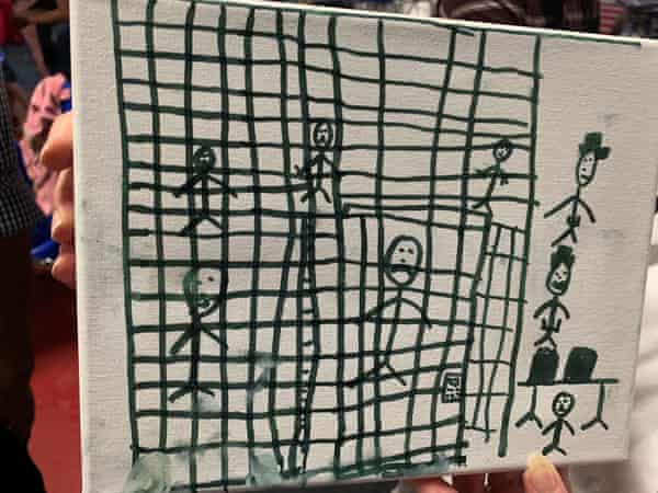Migrant Children S Drawings Depict Horrific Conditions In Cages Us News The Guardian