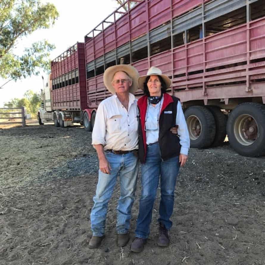 Organic graziers Allan and Jane Vaughan