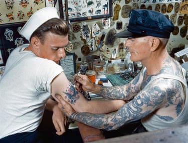 Virginia, 1939, Paul L. PryorGetting some ink in Norfolk, back when sailors were tattoo parlors’ best, and virtually only, customers.