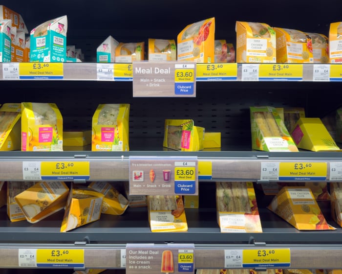 Customers feeling raw after Tesco adds 25p to price of a meal deal