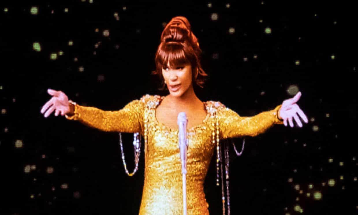 The Whitney Houston hologram. Photograph: Danny Lawson/PA