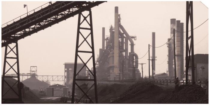 The Granite City Steel works