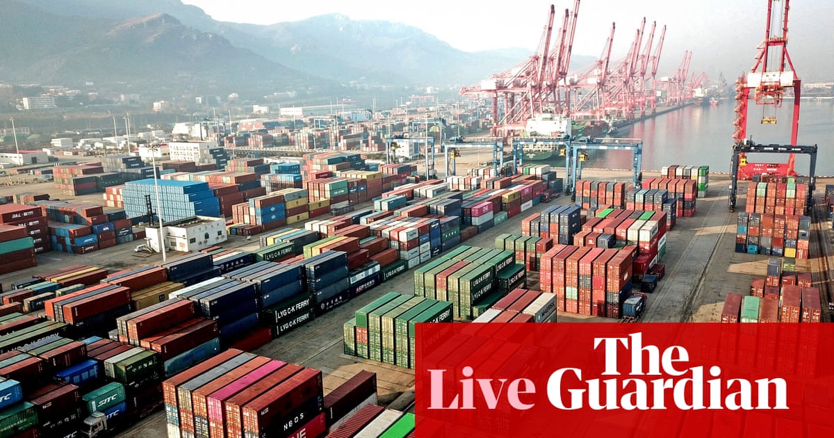 China’s import surge cheers markets; UK house price growth at 15-year high – business live