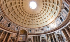 Interior of the Pantheon, Rome.
