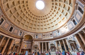 Interior of the Pantheon, Rome.