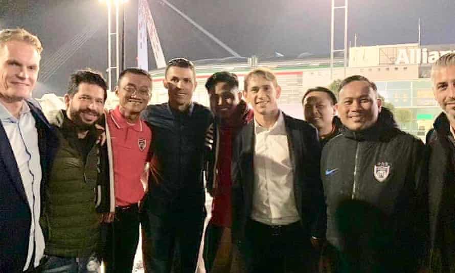 Cristiano Ronaldo, Snoop Dogg and Asia’s glamour club – the second coming of Alistair Edwards | Asian Champions League 3 Edwards (far left) and Ronaldo (centre) with the JDT delegation outside Juventus Stadium in 2019.