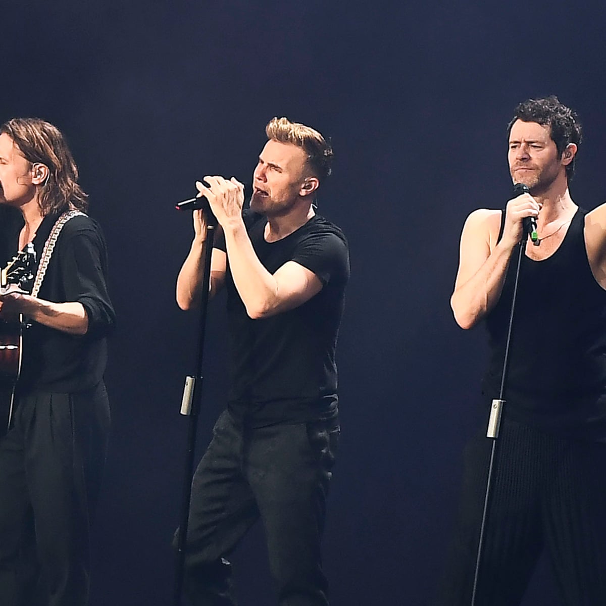 Take That Review Pop S Unstoppable Embarrassing Dads Take That The Guardian Take That Review Pop S Unstoppable Embarrassing Dads Take That The Guardian