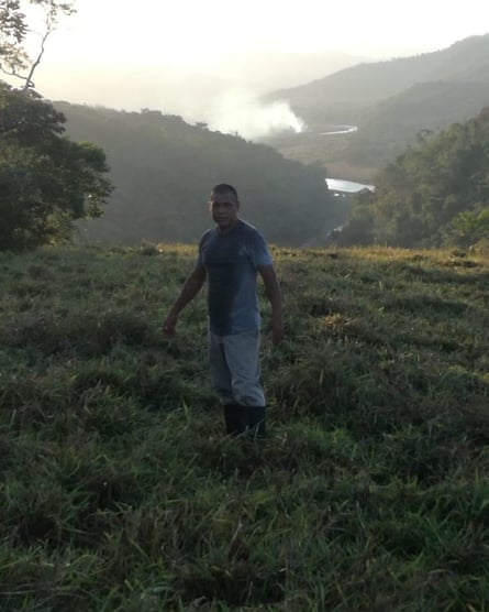 Yehry Helmut Rivera, an indigenous Brörán activist killed in Térraba, Costa Rica.