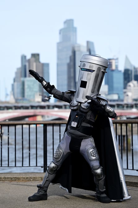 Count Binface on London’s South Bank.