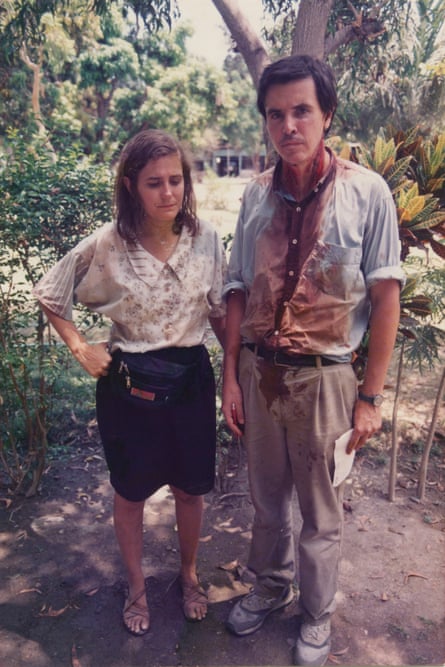 Goodman and Allan Nairn in 1991, following a massacre of unarmed Timorese civilians by the Indonesian army, East Timor.
