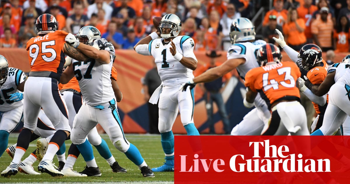 Carolina Panthers 20-21 Denver Broncos: NFL opening game – as it happened, NFL
