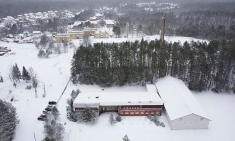 An aerial view of a building used by the CIA to house prisoners in Vilnius, Lithuania on 20 January 2022.