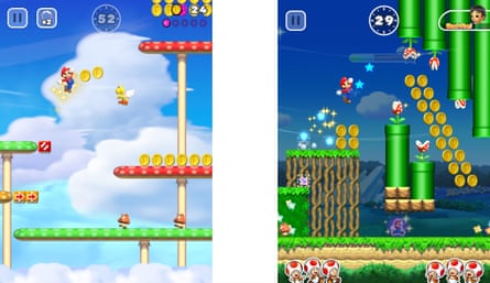 Hands on with Super Mario Run for iPhone, Nintendo