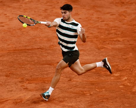 Tommy Paul v Carlos Alcaraz: French Open quarter-finals – live