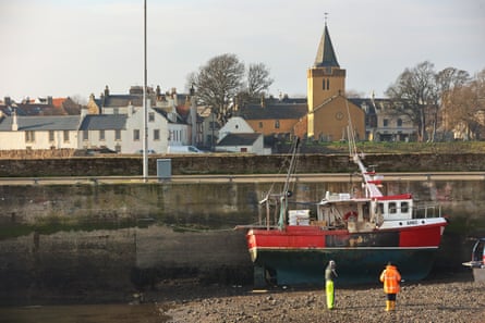 The harbour in Anstruther Fife Scotland UK