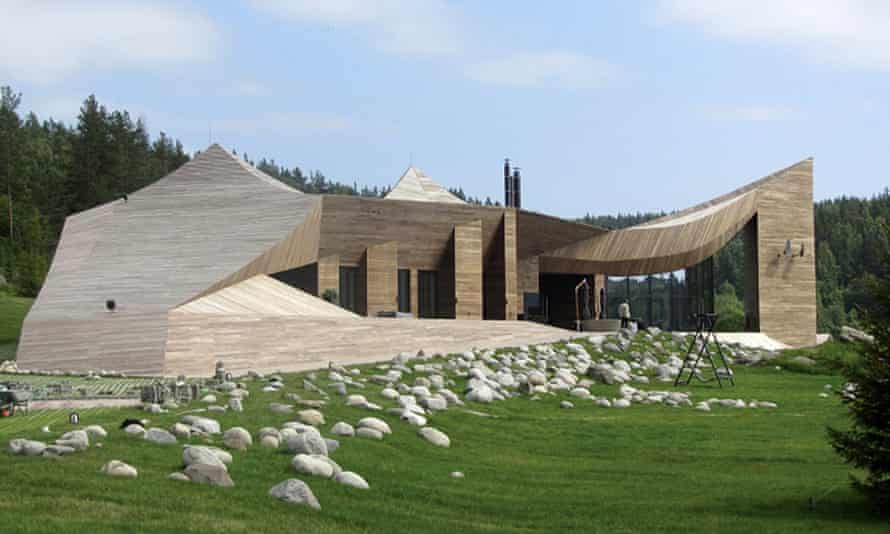 An Architectural rendering of the Fisherman's Hut.