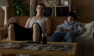 Lucas Hedges and Sunny Siljic in Mid90s