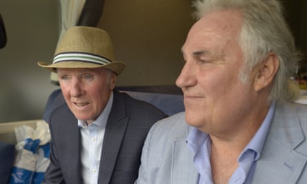 Stan Bowles (left) with Gerry Francis at Bowles’ benefit match in July 2017