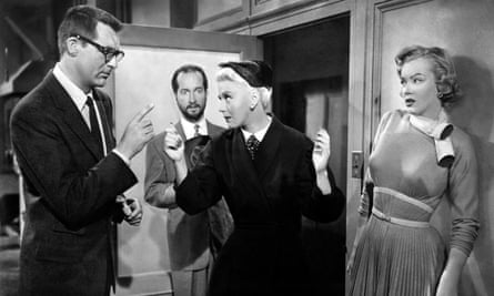 Cary Grant, Ginger Rogers and Marilyn Monroe in Monkey Business.