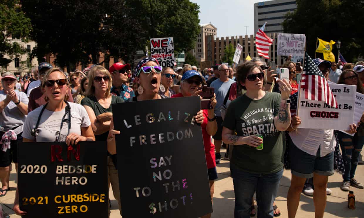 Michigan leads US in Covid case count with every one in 10 new cases (theguardian.com)