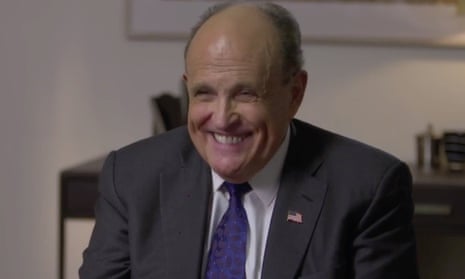 Rudy Giuliani interviewed in the new Borat film.