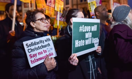 People of all faiths attend a vigil for the victims of the New Zealand mosque shootings.