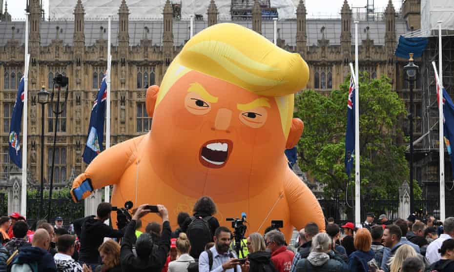 The Trump Baby Blimp Review Triumph Of Protest Art Or Big Bag Of Wind Sculpture The Guardian