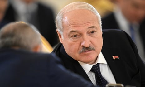 Alexander Lukashenko at the Eurasian Economic Council meeting in Moscow, Russia.