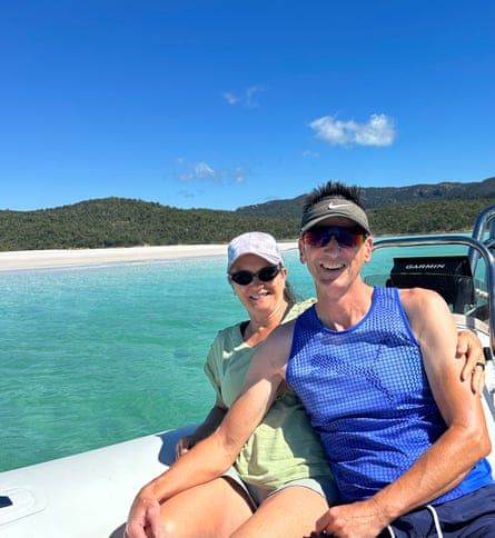 Bridgit and Graham in the Whitsunday Islands in 2023