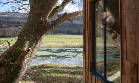 The Treehouses at Leckie …. crags and waterfalls are within ‘striking distance’.