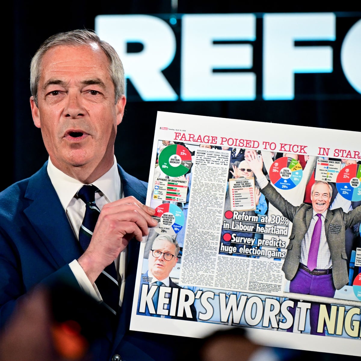 Cutting DEI won't fill potholes': Labour ready to play long game against Farage | Reform UK | The Guardian